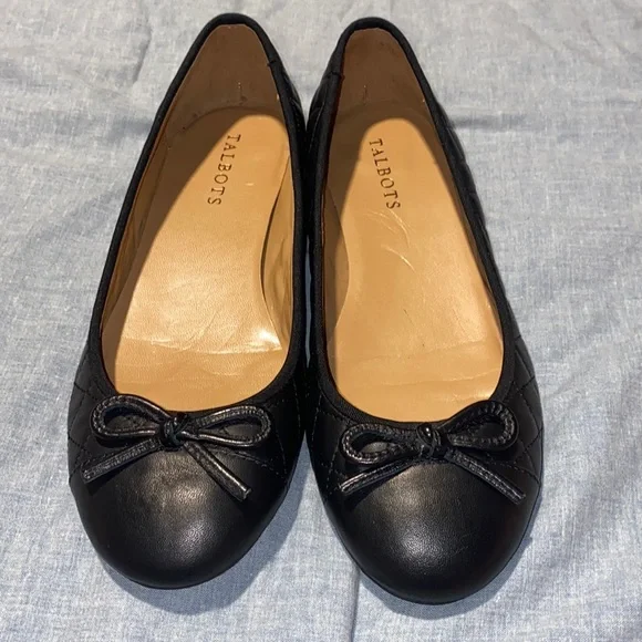 Talbots store black flats